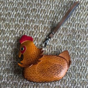Leather Chicken 🐔 change purse